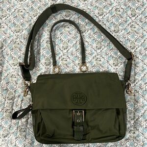 Tory Burch Olive Green Crossbody Bag
